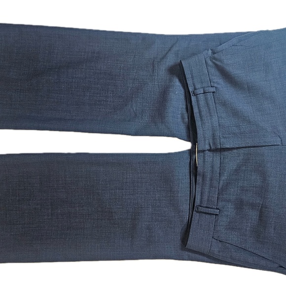 Banana Republic Pants Womens 10 Navy The Martin Fit Wool Blend Stretch Dress - Picture 5 of 6